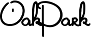 OakPark font